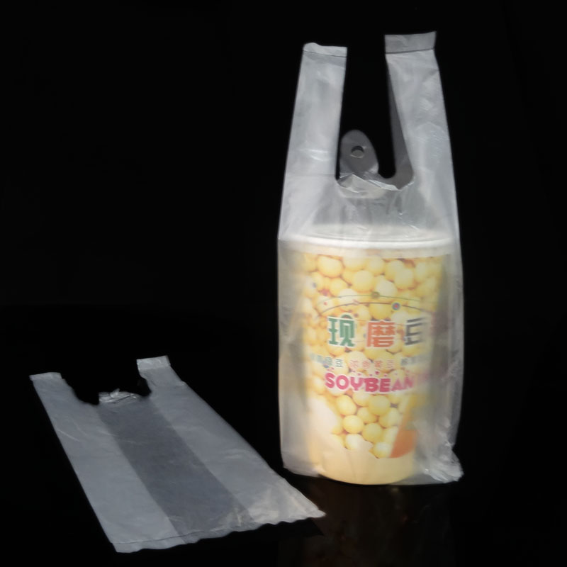 豆浆打包袋:一次性打包袋透明单杯厚袋豆浆外卖袋/单杯袋1千/件