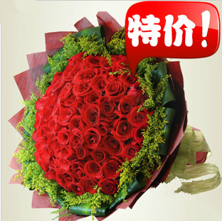 大连99朵七夕节红玫瑰免费送