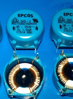 西门子EPCOS功率电感 B82722A2302N1 2x1.2MH 3A