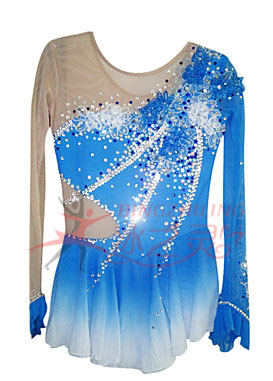 冰之灵成人儿童花样滑冰服 表演服 花样滑冰护具 滑冰训练服套装