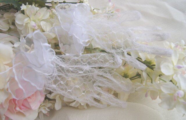 Gants pour fille en dentelle - Ref 2150464 Image 1