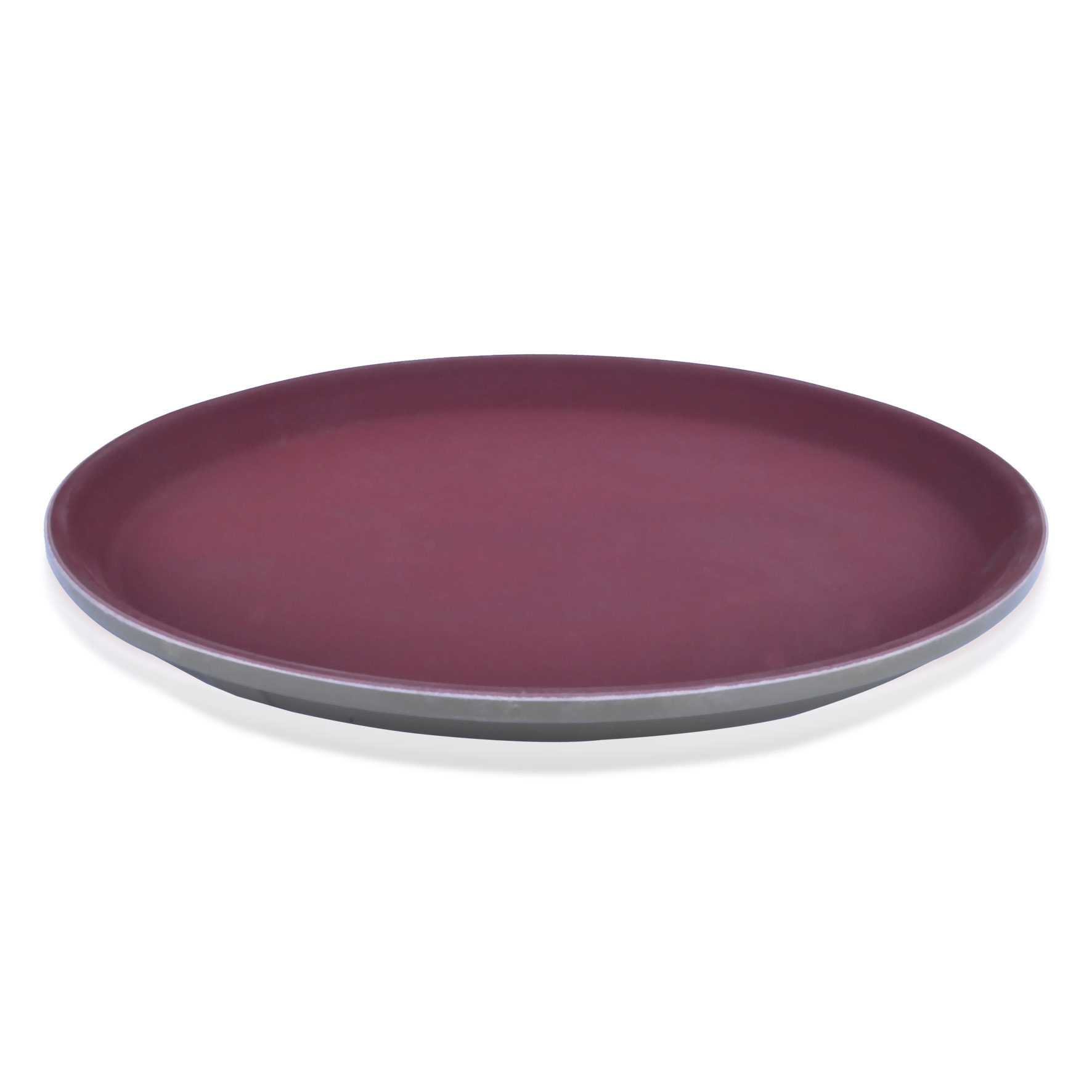 4寸圆形玻璃钢托盘防水防滑餐厅酒店餐盘托盘菜盘