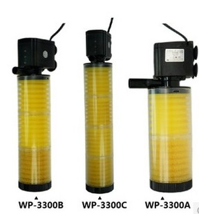 25W 30瓦 松宝WP3300A 水族箱 鱼缸内置过滤器三合一静音