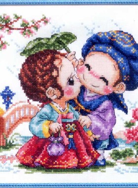 五皇冠小房子十字绣 正品DMC套件-S72-231