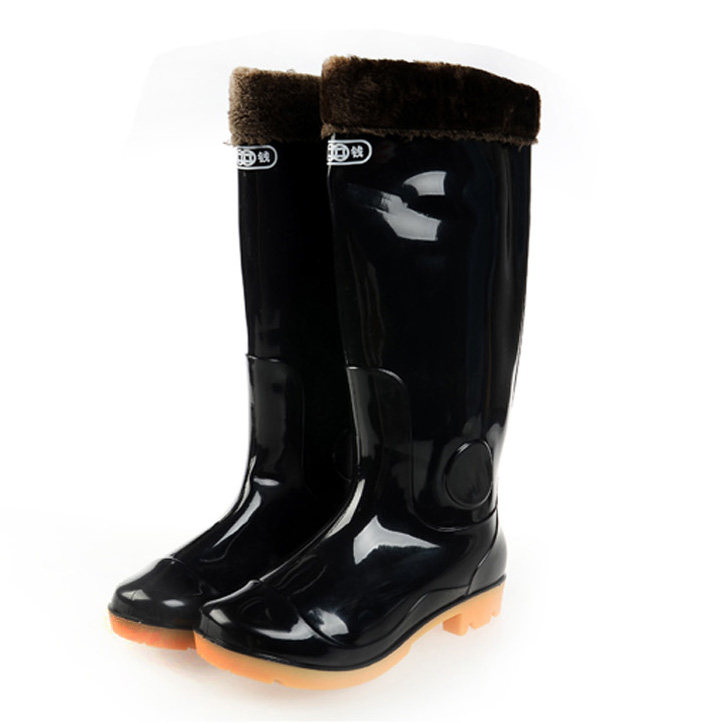 Chaussures - bottes caoutchouc homme pour hiver - semelle tendon - Ref 960261 Image 1