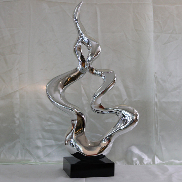 時尚電鍍銀樹脂雕塑擺件/現代裝飾品/抽象家居飾品/創意雕塑陳設在類目 家居飾品, 擺件中 - 來自Buy2taobao.com提供專業的淘寶代購服務