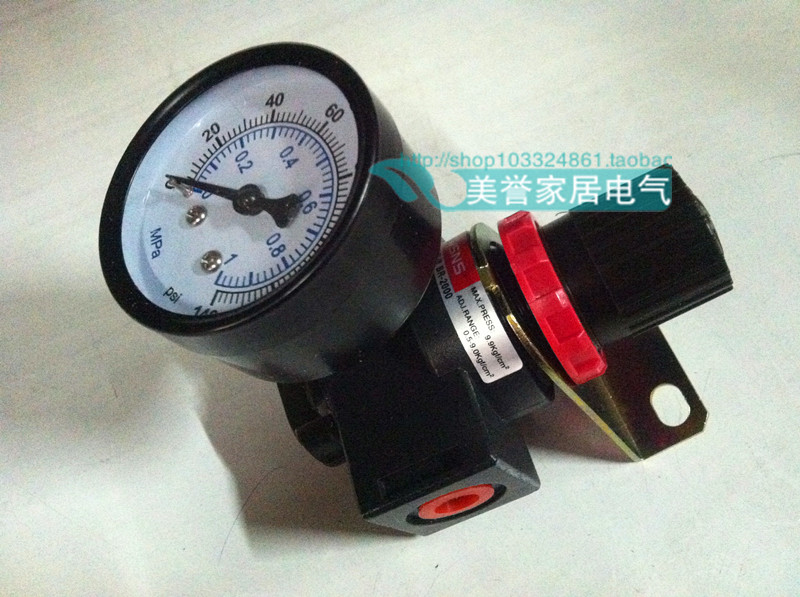 气动气源处理元件亚德客型气压表AR2000调节调压阀油水分离器