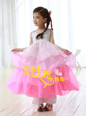 韩国原装进口韩服衬裙/儿童韩服衬裙/大蓬衬裙/HE-T1005