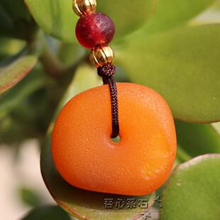 『系石』DIY散珠10.47克古董蜜蜡西藏传世 枣皮红老蜜蜡散珠项钏