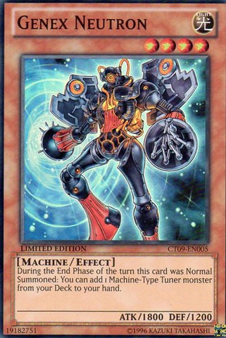 游戏王 美版 正版 - 次世代中子人 Genex Neutron/面闪/CT09/限定
