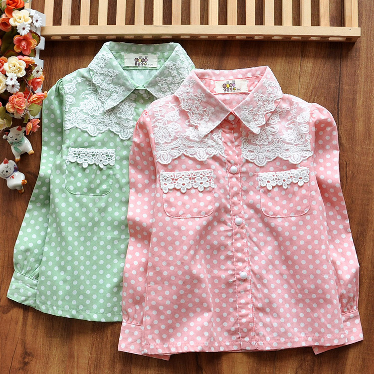 Chemise fille à manche longue - Ref 2088714 Image 1