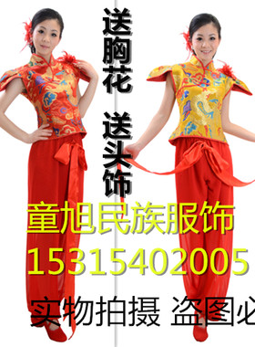 新款特价包邮送头饰中国风打鼓服