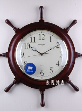 威灵顿精工静音扫秒壁钟