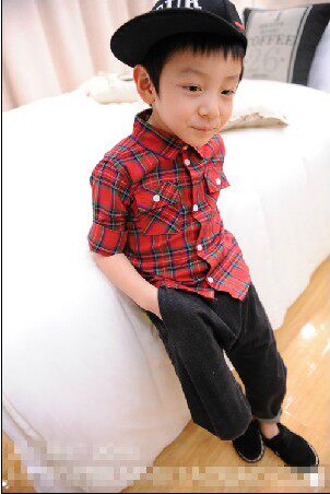 Chemise garcon à manche longue - Ref 2078144 Image 1