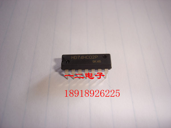 HD74HC02P  原装进口 HIT  全新