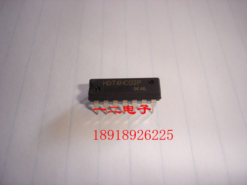 HD74HC02P  原装进口 HIT  全新