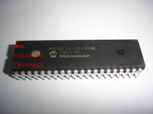 PIC16F74-I/P MICROCHIP  原装 进口正品