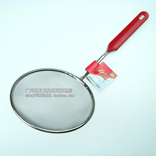 不锈钢漏勺夹柄网厘油格加密网沥水滤油网筛边炉火锅小漏勺面粉漏