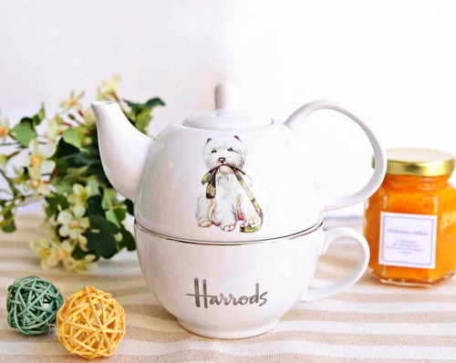 harrods陶瓷杯英国欧式茶壶