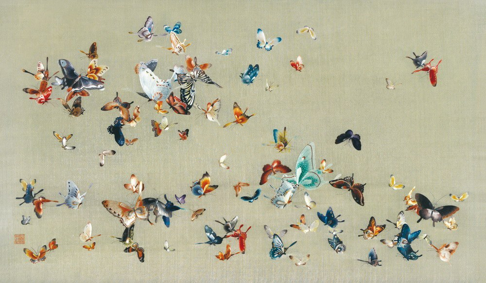 苏绣DIY套件蝴蝶彩蝶特价包邮