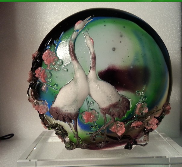 7周年店庆特价专柜65折 琉璃工房  圆月相守 婚庆生日商务送礼