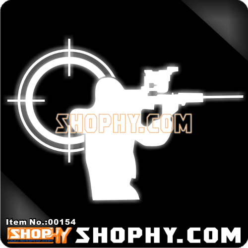 汽车踏板车贴纸3M反光贴00154反恐精英CS