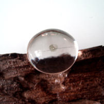 绿晶林 天然水晶A级云母片黑发晶戒面式蛋面吊坠