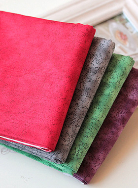 7折特价 手工DIY棉布/进口拼布布料/美国印花布 1/4码 0522-1