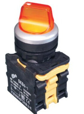 双科22/25MM通用SKB0-PD33/D三档三位置带灯旋钮开关SKB0-PXS20D
