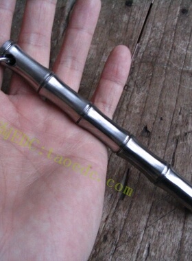 钛合金Kubaton古巴藤求生防卫破窗逃生钥匙棒 竹节款 包邮
