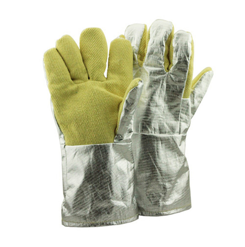 500 degree heat-resistant gloves Kaston YARR15-34 with aluminum foil anti radiation insulation gloves welding gloves