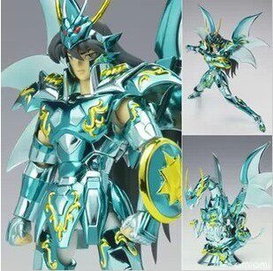 热血玩具模型手办 圣斗士星矢 神话 天龙座神圣衣紫龙 10周年版