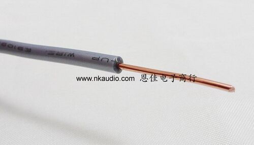 优秀的音乐纯度 Neotech 99.99998% 单晶铜线 18AWG PVC外皮