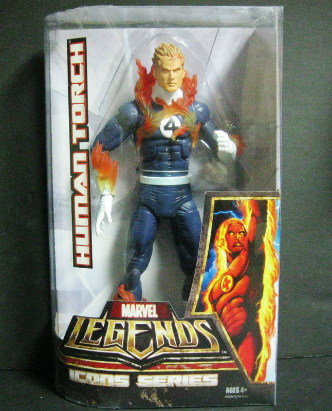 【孩仕宝】玩具模型 漫画英雄 神奇四侠 火人 火焰人 霹雳火