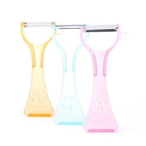 日本进口echo蔬菜水果笑脸削皮器