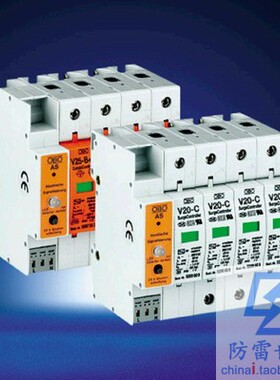 原装正品德国OBO电源系列V20-C/3+NPE/AS带声光报警防雷器可议价