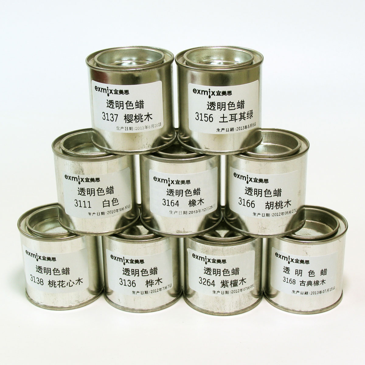 宜美思试用装透明色擦色木蜡油