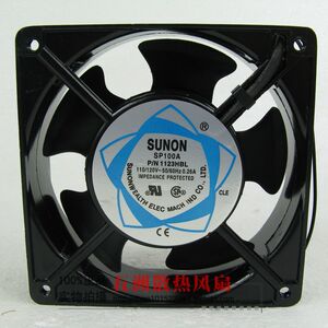 全新 SUNON 12CM 12038 双滚珠 110v 散热风扇 SP100A PN1123HBL