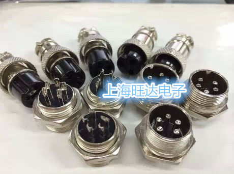 （重强）航空插头 GX16航空插头 连接器2芯3芯4芯5芯6芯7芯8芯