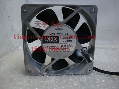 原装1正品东方ORIX 12025 24V 0.30A型号MDS1225-24散热风扇