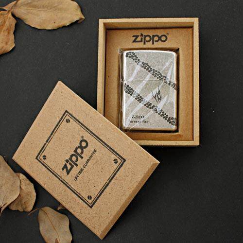 美国原装正品 ZIPPO打火机 芝宝 古银不灭之火C  专柜正版 限量版