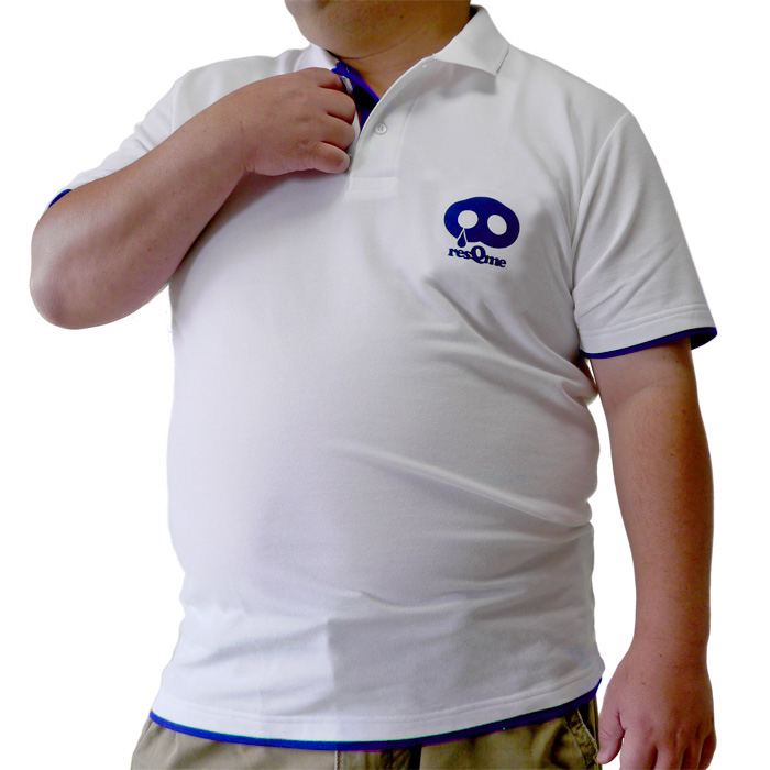 bear救生锤镶边拼色短袖polo衫