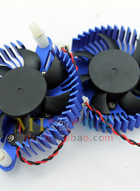 原装蓝宝石HD4350 4550 6cm 6.1CM孔距显卡散热器 送导热硅脂12V