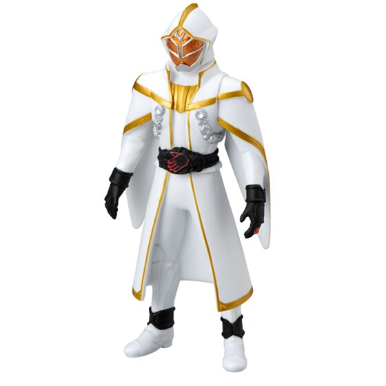 热血玩具模型手办 假面骑士 wizard 软胶 白魔法师 白袍 人偶