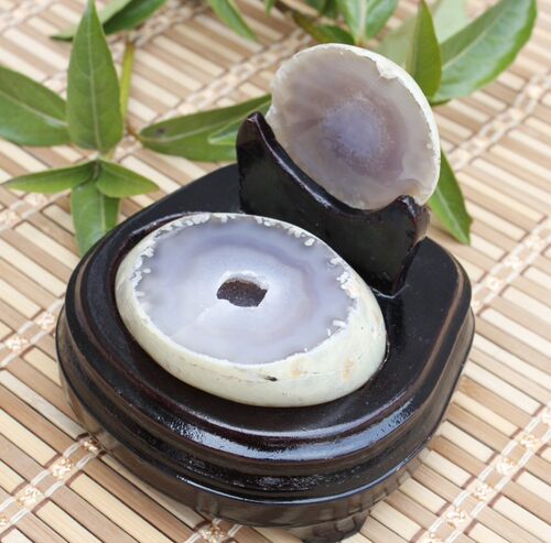 巴西进口天然玛瑙聚宝盆旺财 镇宅 消磁 纳福