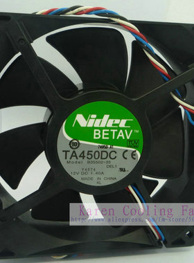 原装NIDEC 390 210L GX520 GX620 12CM B35502-35 Y4574 散热风扇