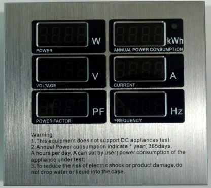 多功能电力监测仪 电量表 功率计 LED节能灯展示箱专用表头AKX06A