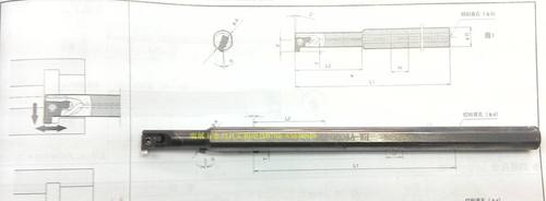 GER京瓷刀片内钩槽刀杆小径钨钢SIGER0808A-WH/SIGER1010B-WH