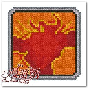 [6件包邮2皇冠]漫游绣十字绣*wow魔兽世界*图标重生*非成品