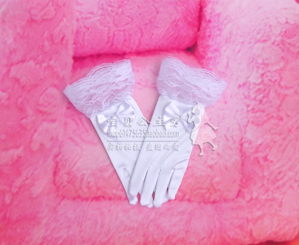 Gants pour fille en satin - Ref 2149729 Image 1